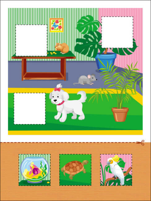 Аплікації. Рівень 1. Вирізання квадратів, прямокутників (тираж закінчився)